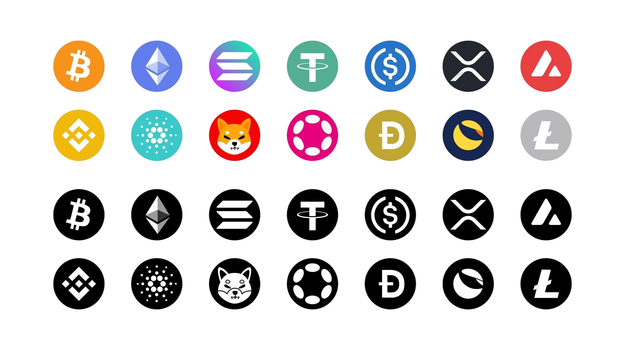 Crypto assets illustration